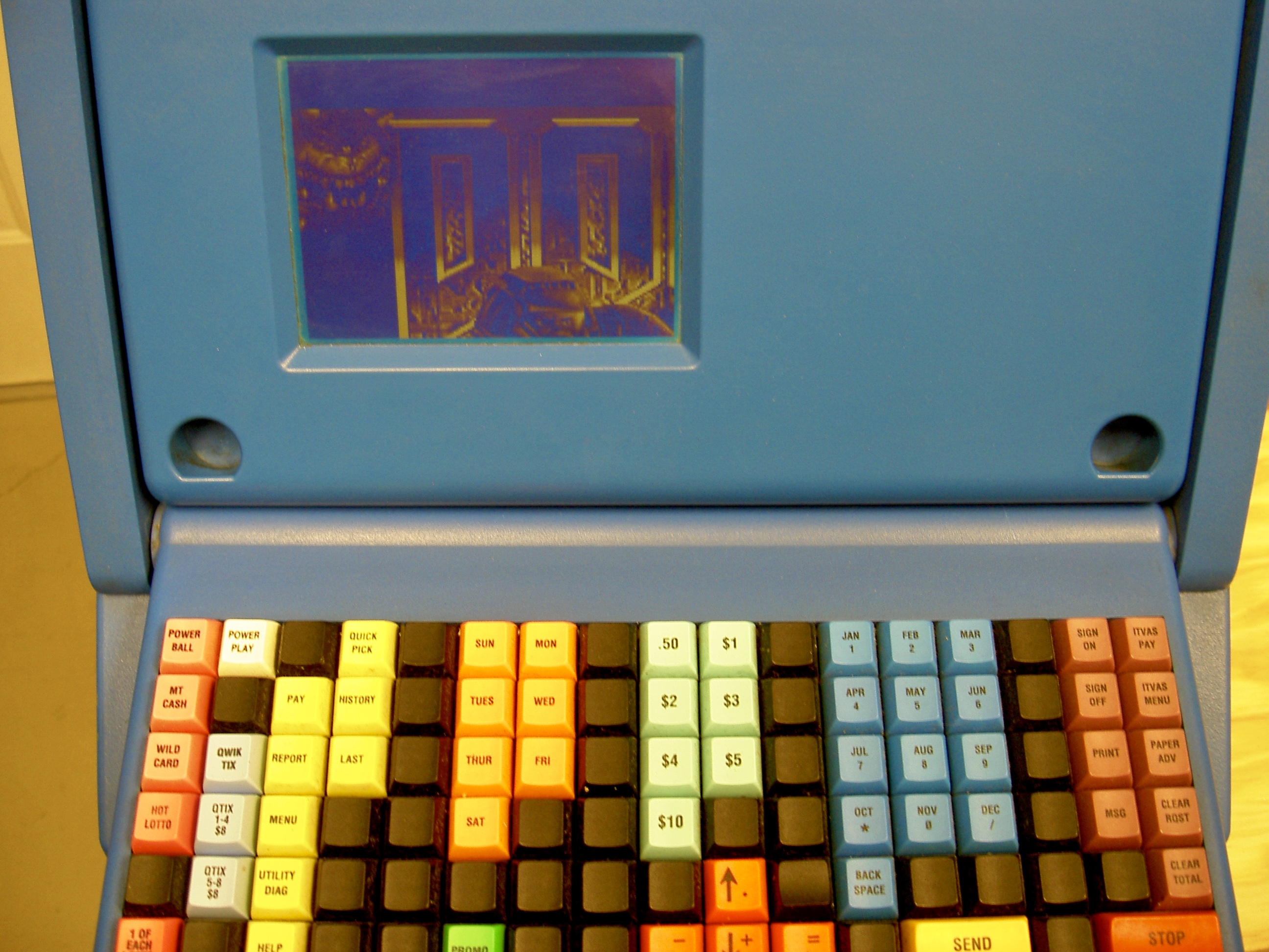 doom lottery machine front