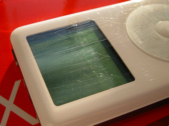 polished ipod with brasso